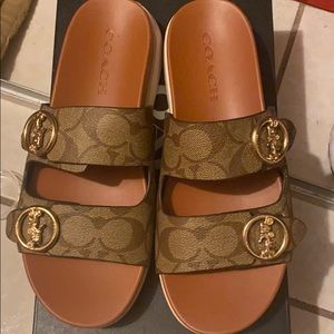 Coach sig sandal
